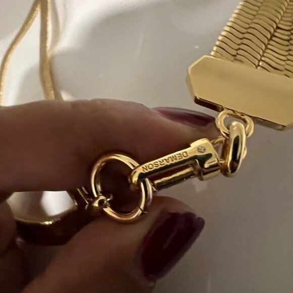 DEMARSON Gold Layered Necklace for womwn - Picture 4 of 8